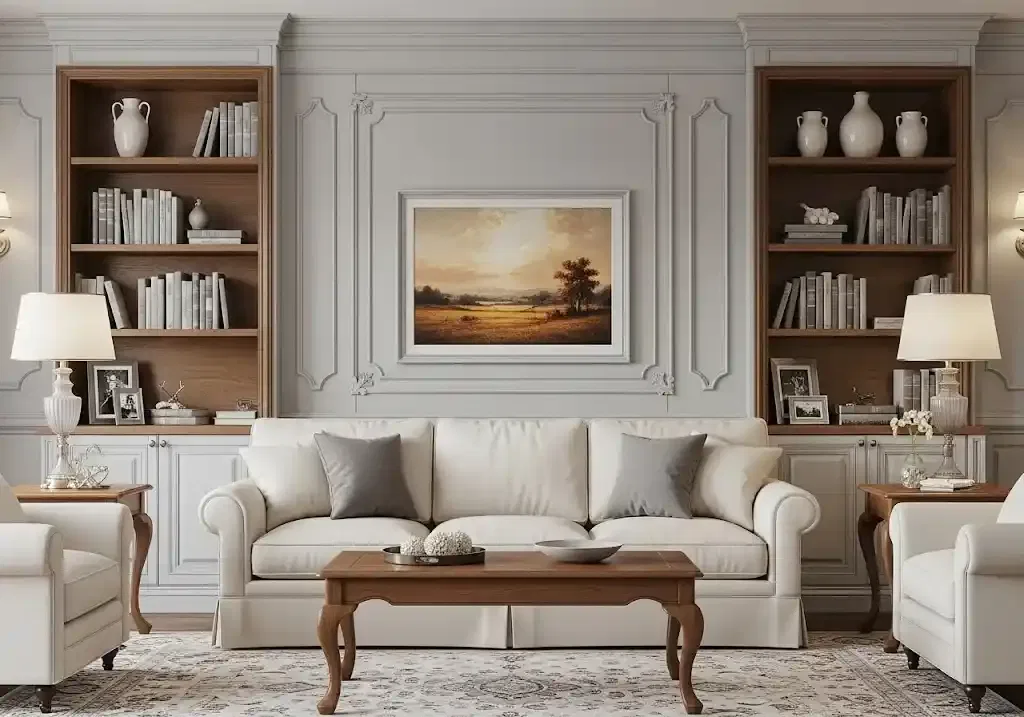 Iruka Desain Interior Ruang Keluarga dengan American Style