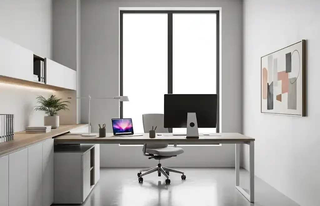 Thumbnail artikel Iruka Desain Interior Kantor Minimalis yang Menunjang Produktivitas
