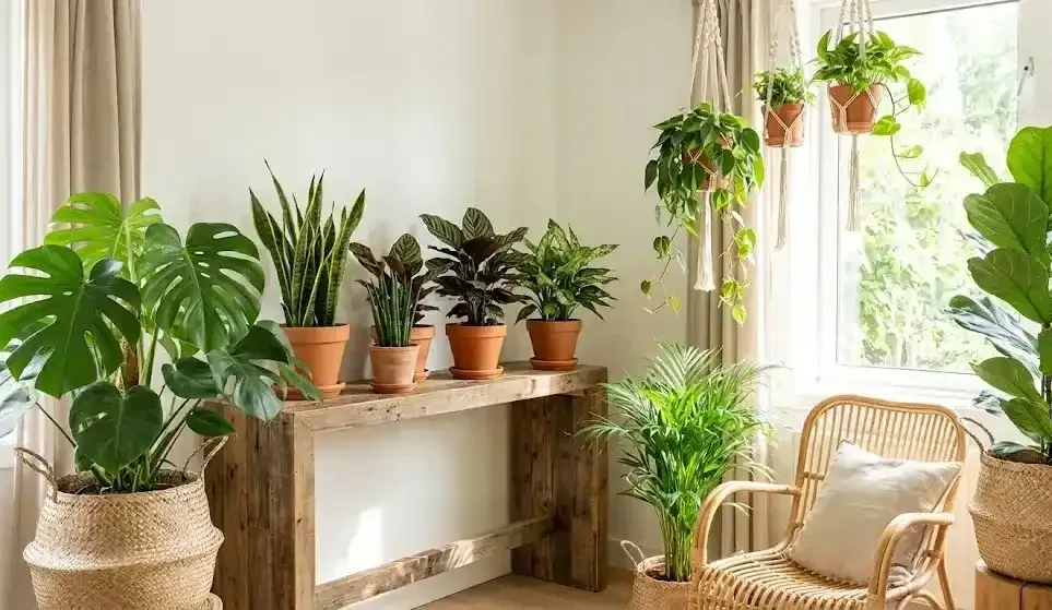 Tanaman Indoor untuk Desain Interior Rumah Tropis