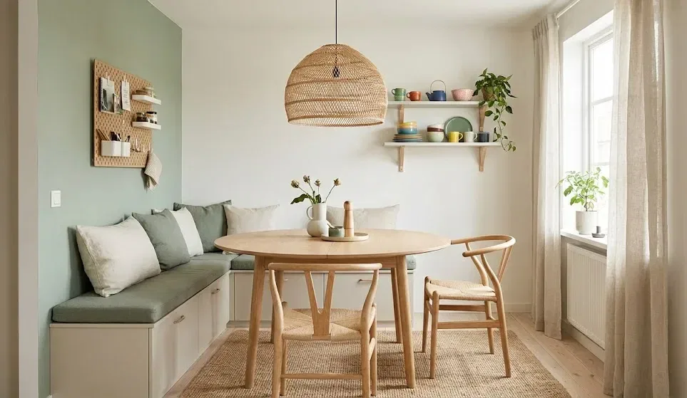 Warna untuk Desain ruang makan kecil