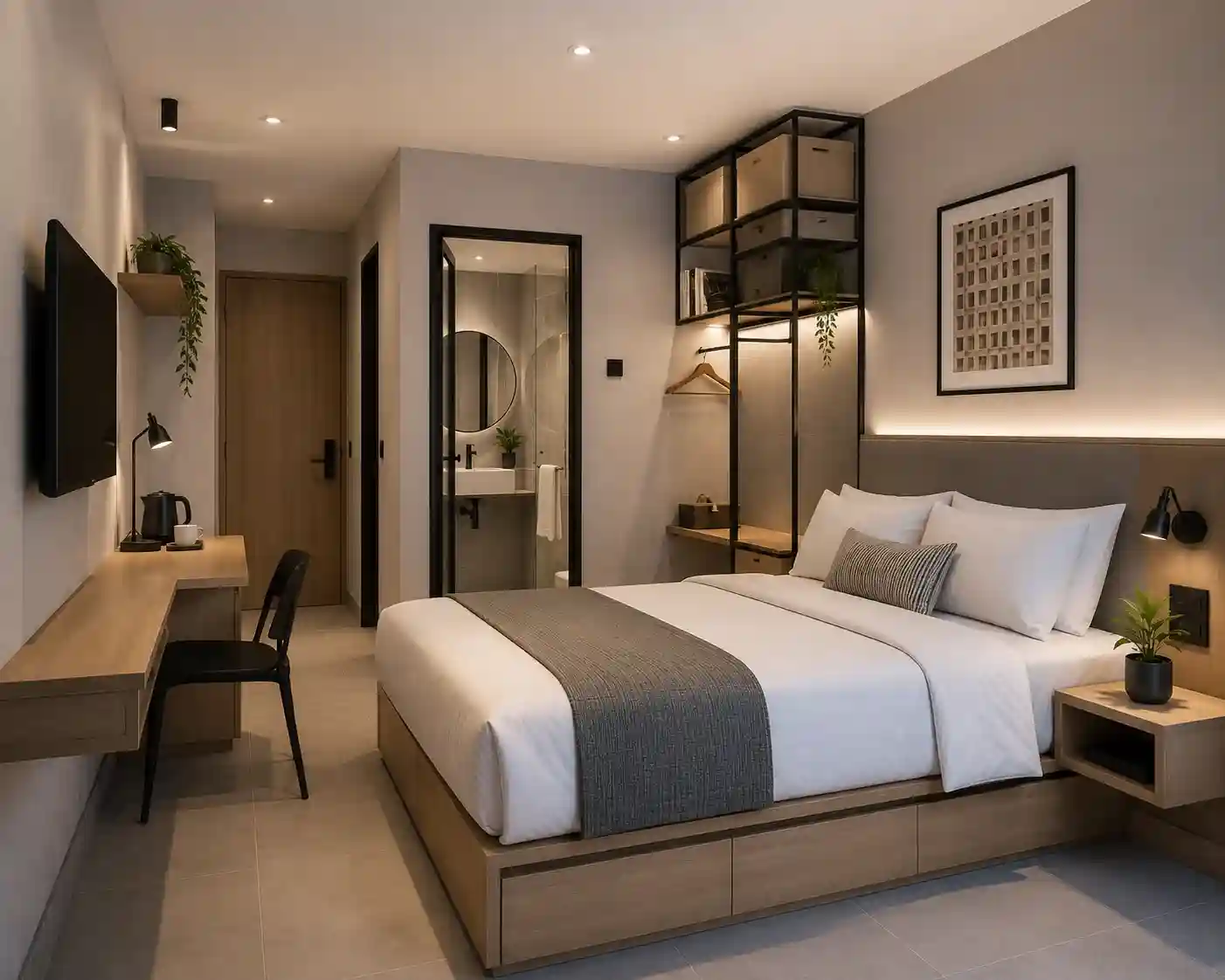 Desain guest house urban