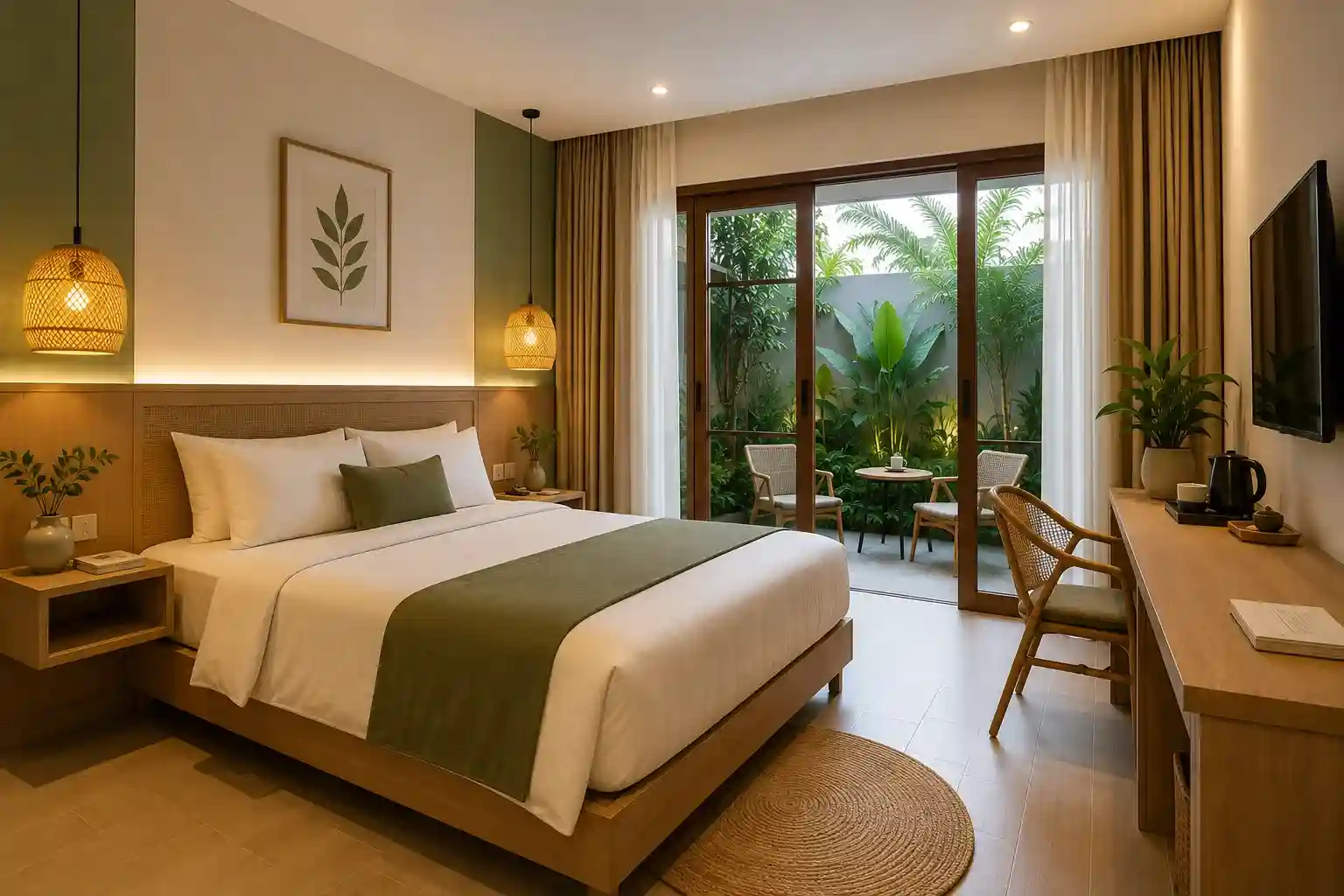 Ruangan yang ada di dalam guest house