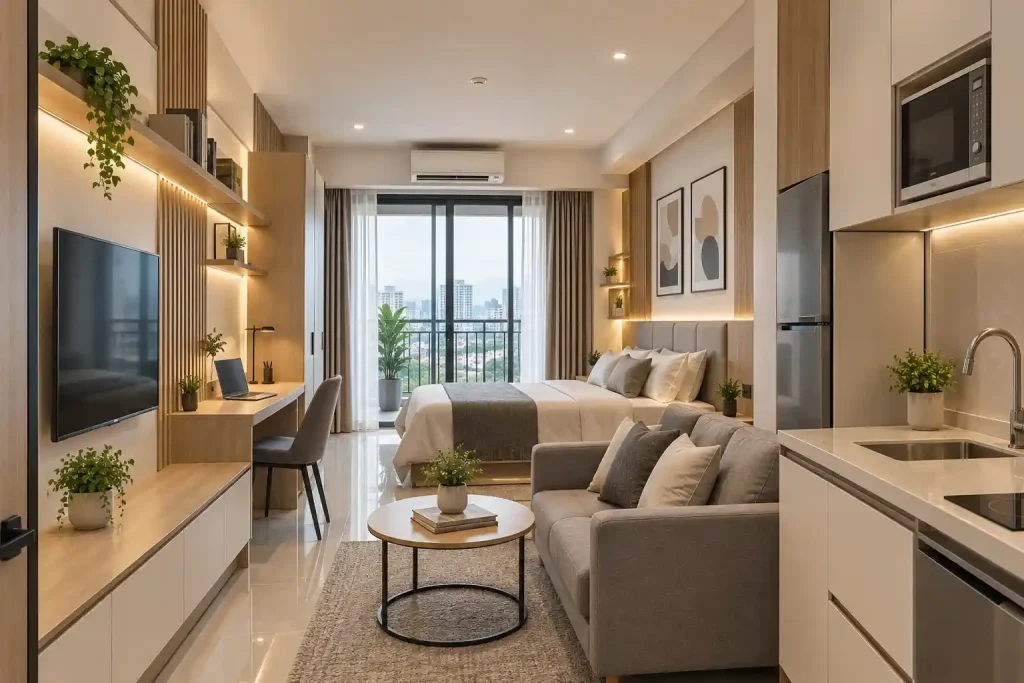 Thumbnail Desain Interior Apartemen Studio 21